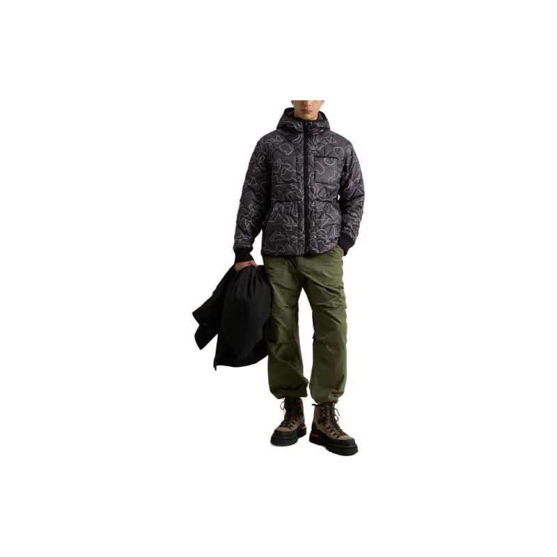 WOOLRICH Peach Parka Coat-4