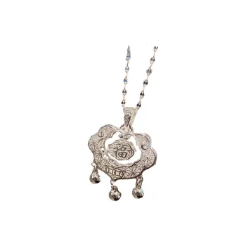 Silver Arashi 999 Fine Silver Sterling Silver Necklace Women's