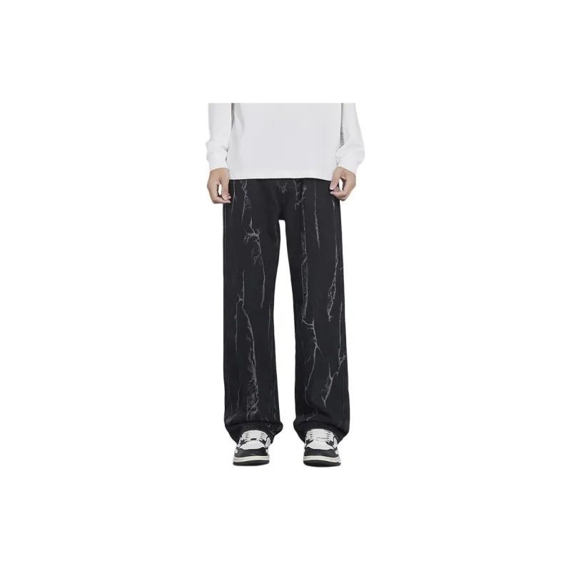 IJRJ Jeans Unisex Black-6