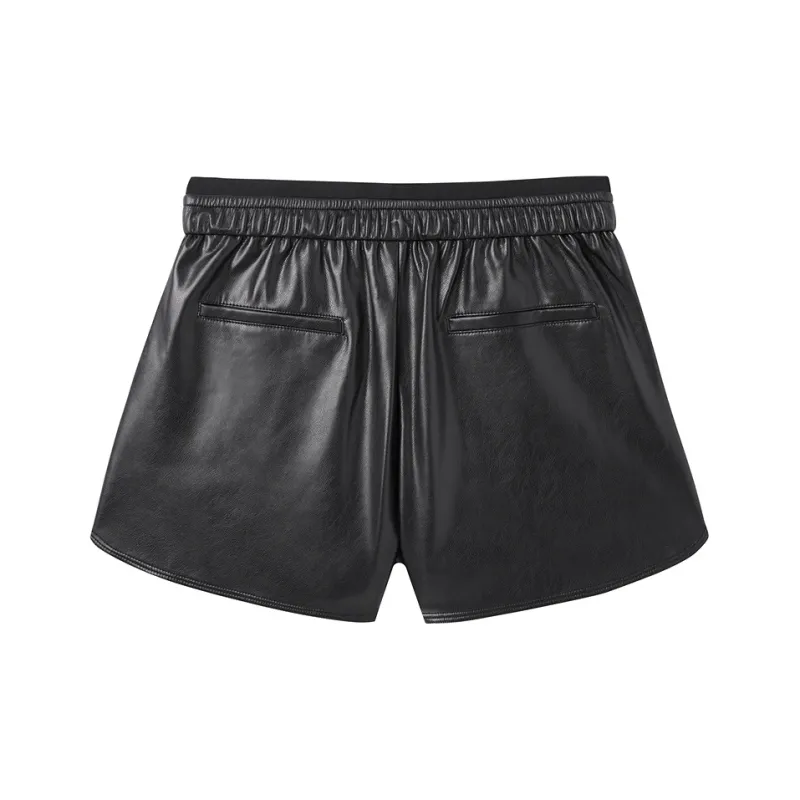 PEACEBIRD Casual Shorts Women's Black-1