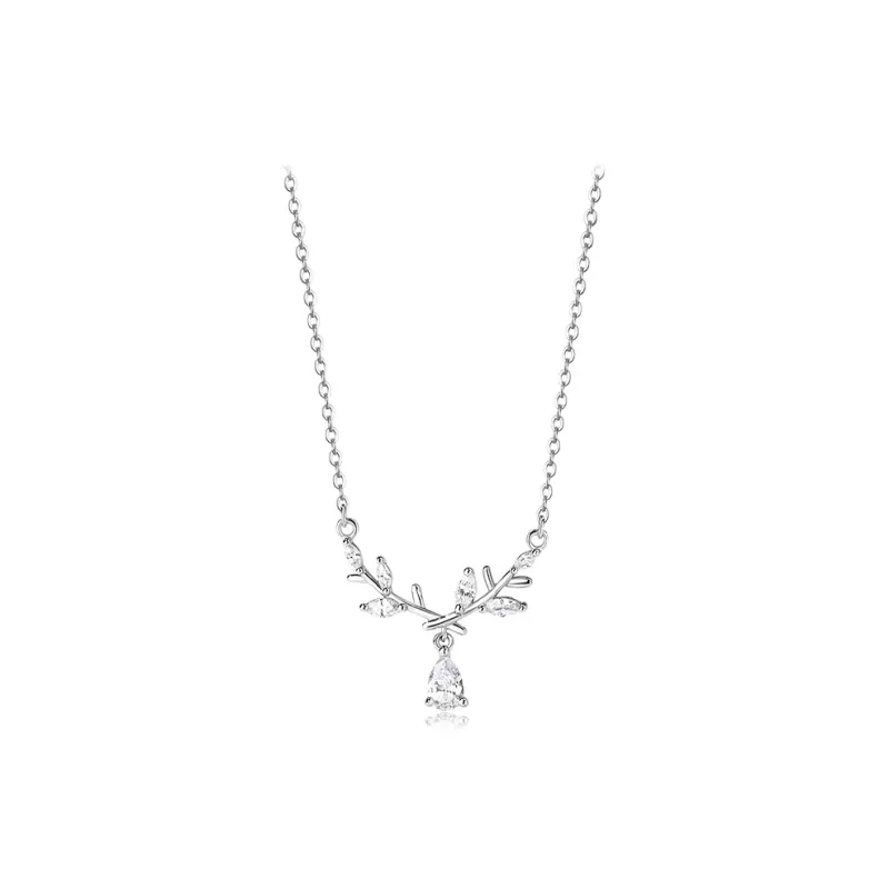 WANLIACC Alloy Wheat Pendant Necklace Women's-5