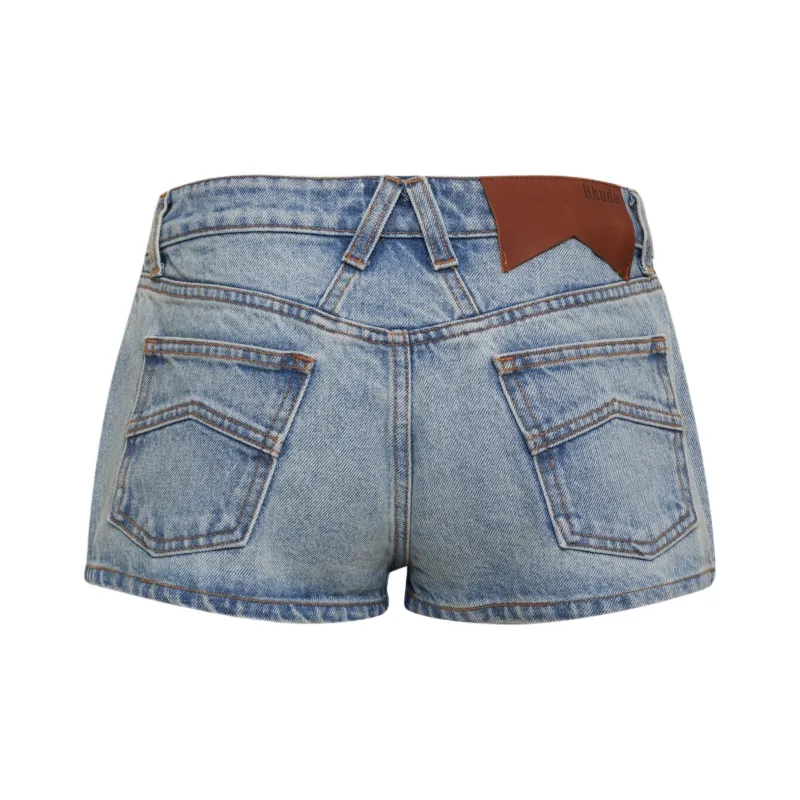 RHUDE Denim Shorts Women's Blue-1