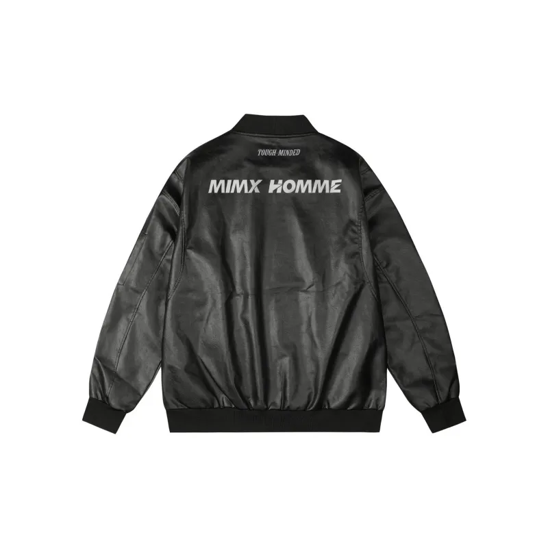 Mimx Homme Leather Jacket Unisex-1