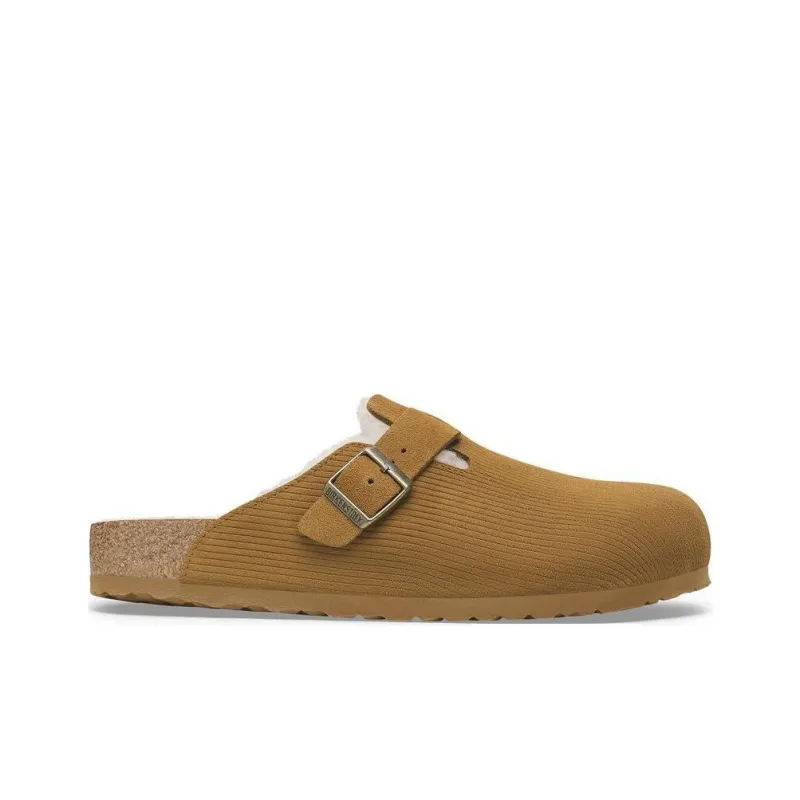 Birkenstock Boston Series Closed Toe Slippers Unisex Brown Narrow-1