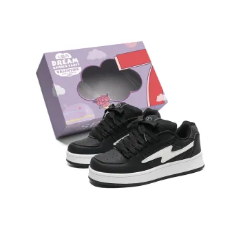7 SEVFUN Low Top Skateboard Shoes Unisex Gradient White Blue Box Included