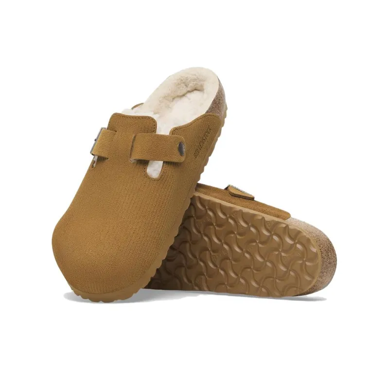 Birkenstock Boston Series Wrap toe Slippers Unisex Brown Regular-5