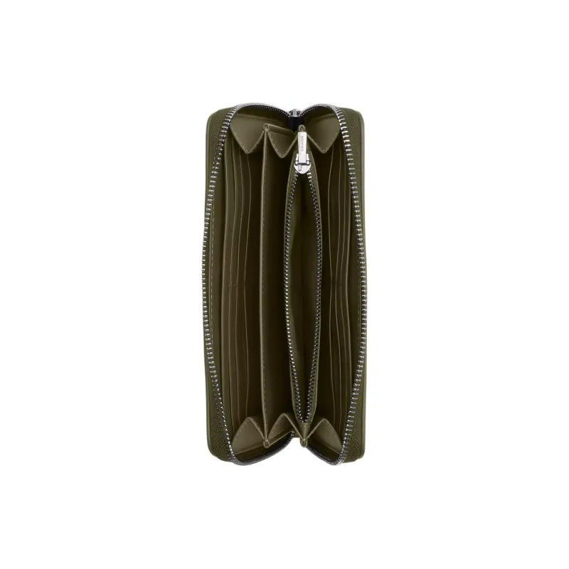 COACH Recycled Material Wallet Small Size Women's Olive-1