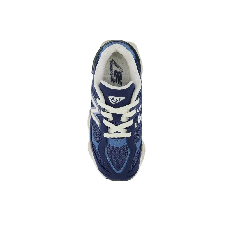 New Balance NB 9060 Slip Resistant Cushioning Low Top Kids' Running Shoes Blue White Children Aged 3 7 Years Old-3