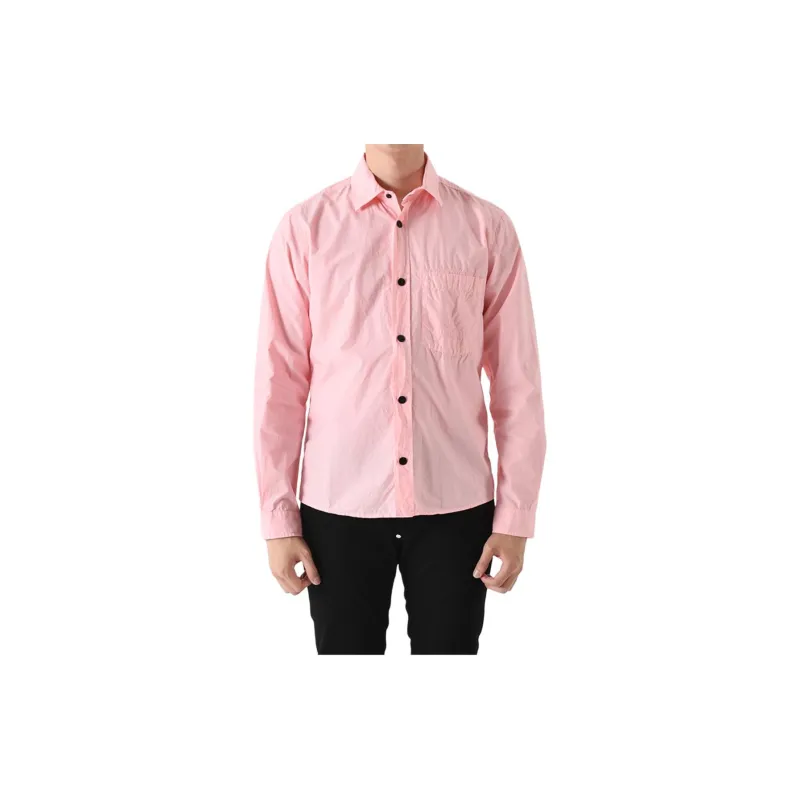 STONE ISLAND Shirts Men Pink-2