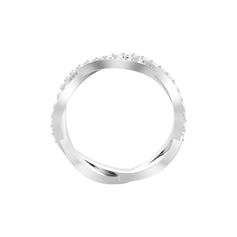 Swarovski Rhodium-Plated Rings Women's Silver-3