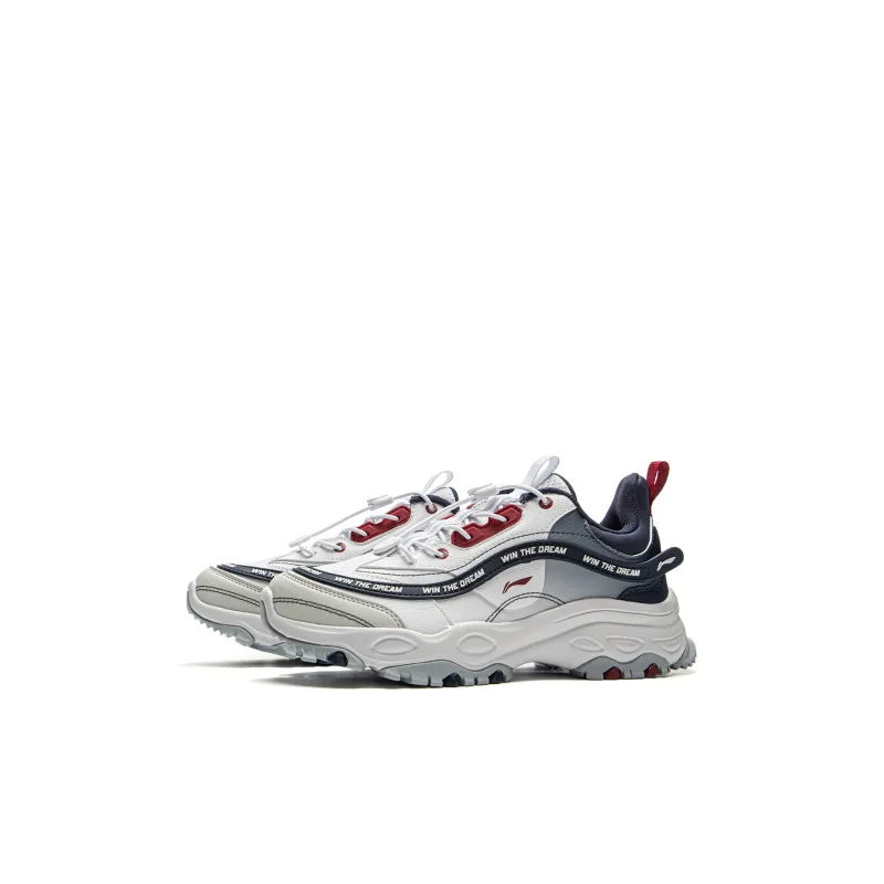 LINING YOUNG Cushioning Low Top Kids Lifestyle Shoes Standard White Kids'-1