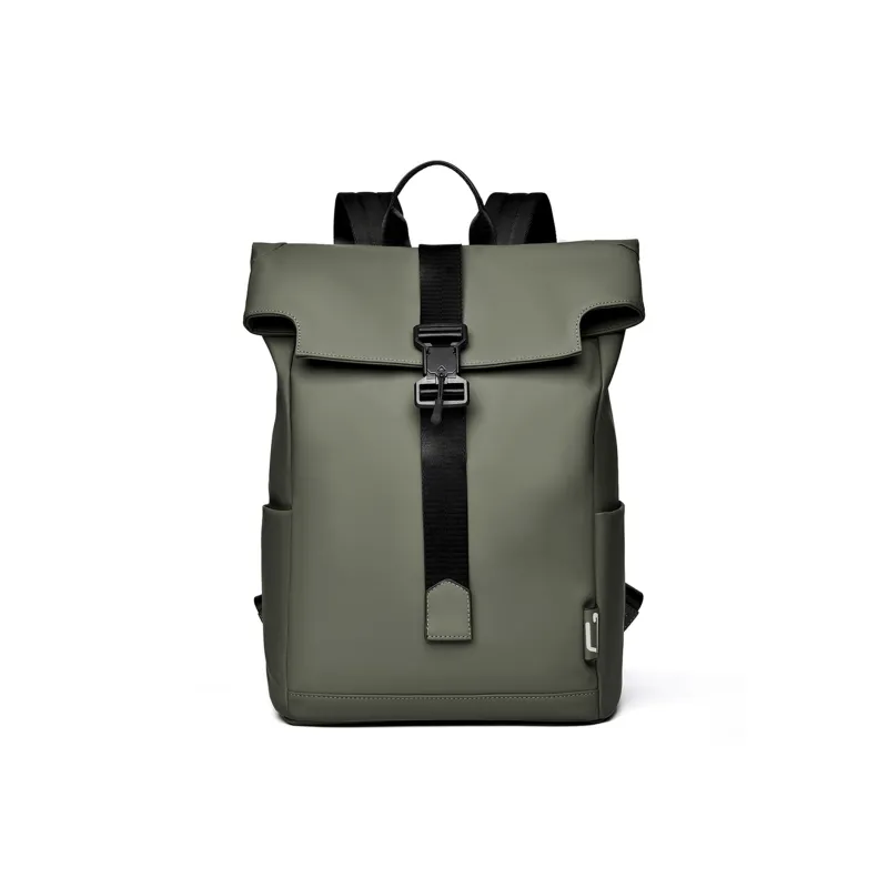 TAKI Membrana Dermalis Backpack Regular Unisex Black/Gray/Green-10