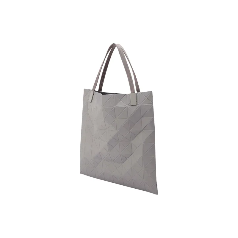 ISSEY MIYAKE Polyester Tote Bag, Shopping Bag, Shoulder Bag, Handbag Large Size Women's Gray-1