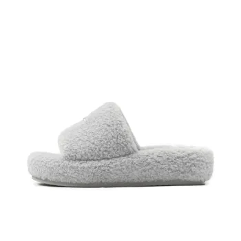 SMFK Slip Resistant Slide Slippers Women's Dusty Gray