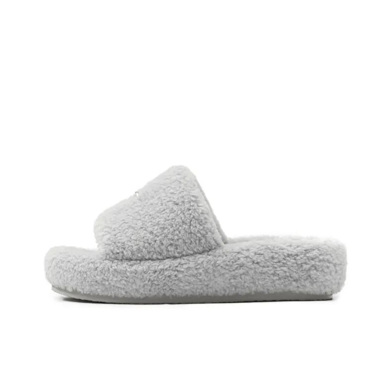 SMFK Slip Resistant Slide Slippers Women's Dusty Gray-0