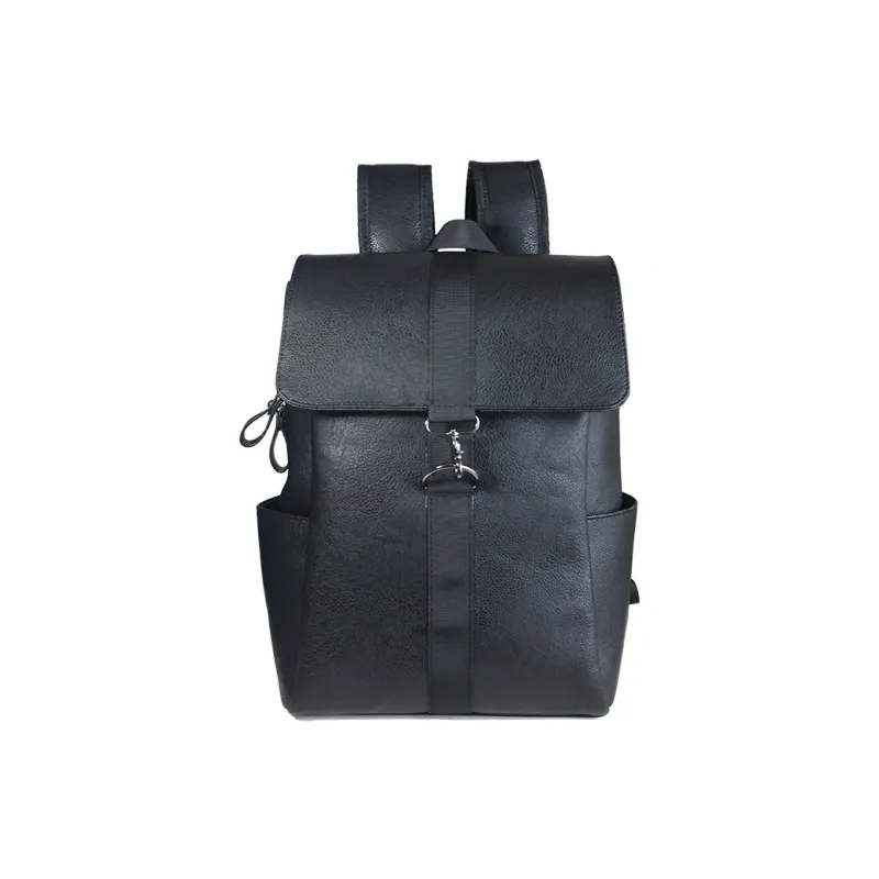 VANDEE Waxed Leather Laptop Bag Backpack Unisex Multicolor-3