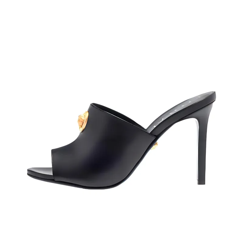 VERSACE Leather Mule X Kith Black Women's-2