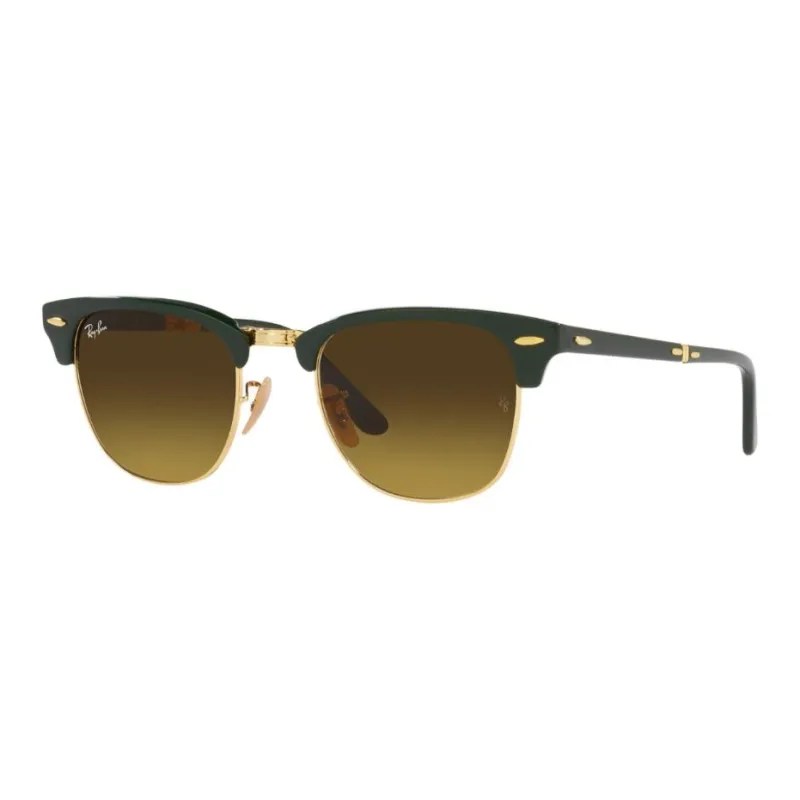 RayBan Plastic Round Sunglasses Unisex Green-1