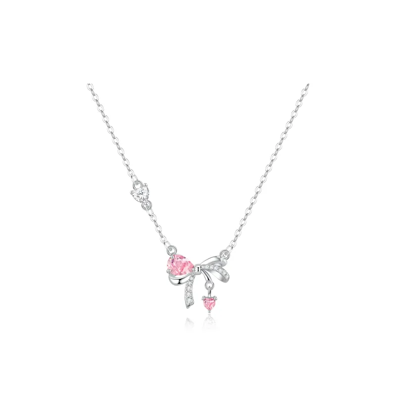 TEEX Sparkling Diamond Necklaces Women's-1