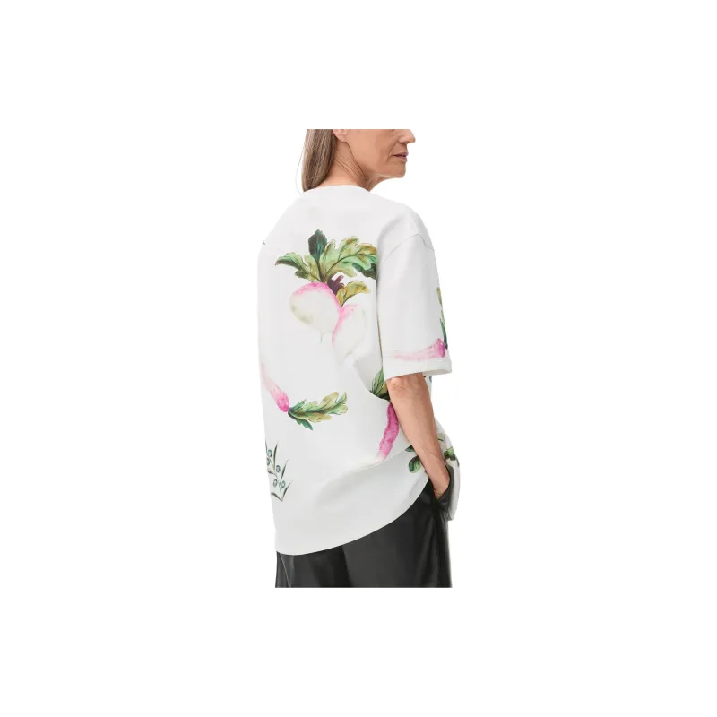 LOEWE Radish Print Oversized Fit T Shirt-3