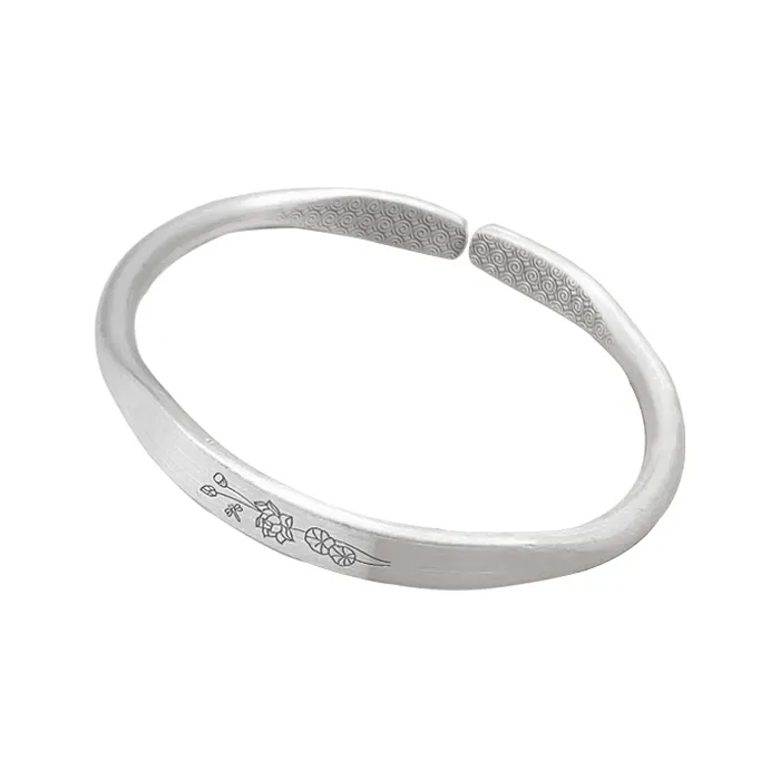 CUTE DAME S999 Sterling Silver Bracelets Women's Silver-0