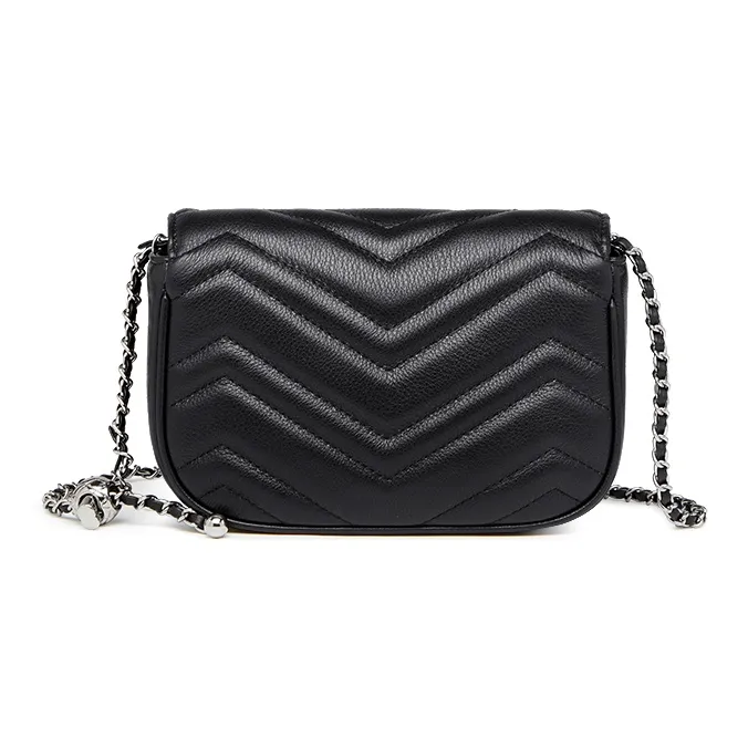 ZOOLER Top Grain Cow Leather Crossbody Bag Shoulder Bag Regular Women's Gray White/Coffee/Classic Black-15