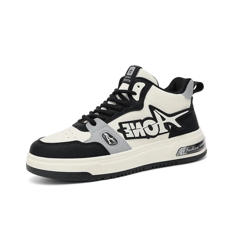AD Warm Wear-Resistant Height Increasing High-Top Skateboard Shoes Men's-2
