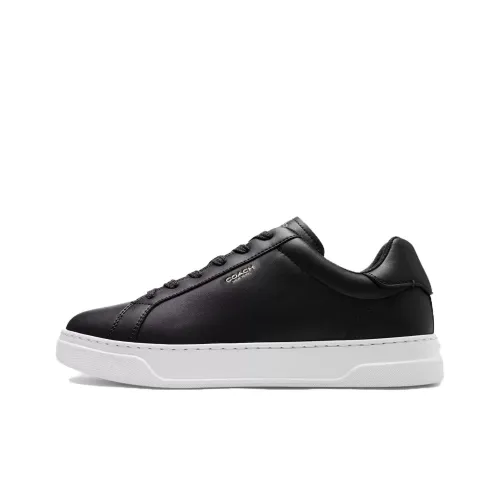 COACH Low-Top Skateboard Shoes Men's Black
