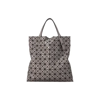 ISSEY MIYAKE Polyvinyl Chloride Resin Tote Bag Shopping Bag Handbags Women's Gray