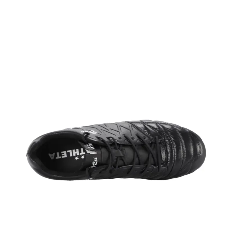 ATHLETA MG Rubber Short Studs Artificial Ground Anti Slip Wear Resistant Soccer Shoes Men's Black-2