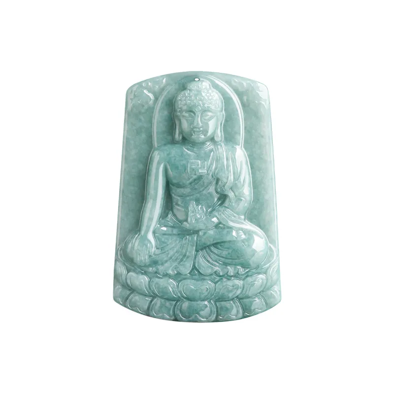 Jade Is Boundless Bean Type Jadeite Necklaces Unisex-0