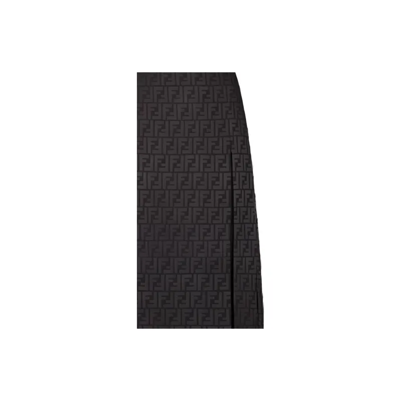 FENDI SS22 Midi Dress Women's Black-4