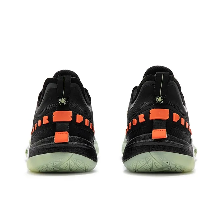 361° BIG3 5.0 Quick PRO Basketball Shoes Men Low Top Obsidian Black/Safety Orange-3
