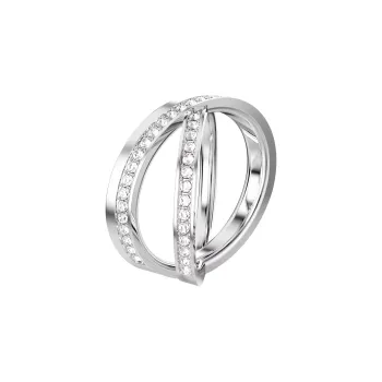 Swarovski Rhodium Plated Rings Women's Silver