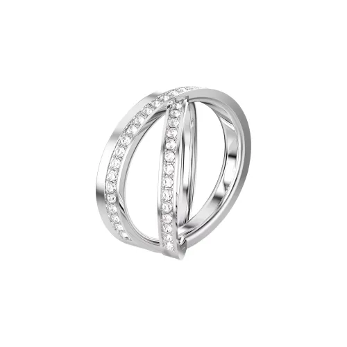 Swarovski Rhodium Plated Rings Women's Silver