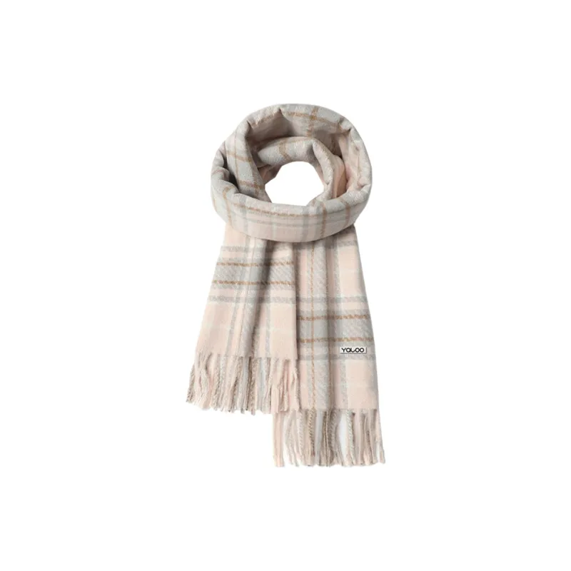 Yalu Polyester Knit Scarves Unisex-1