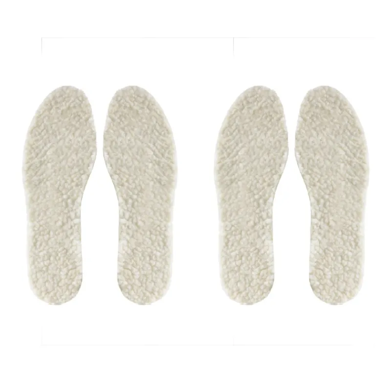 Footprint Tribe Faux Sherpa Haibo Li Dot Glue Slip Resistant Fabric Insoles Unisex-2