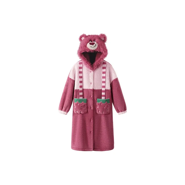 JINGYUN x Disney Pajama Robe Women's Plum Pink-0
