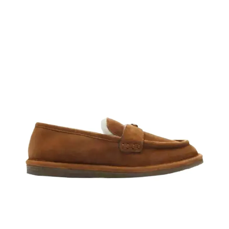 COACH Forest Slipper Loafers Women's Brown-1