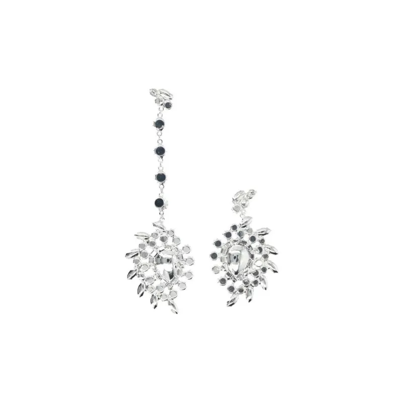 Magda Butrym Embellished Asymmetrical Scatter Drop Earrings-2