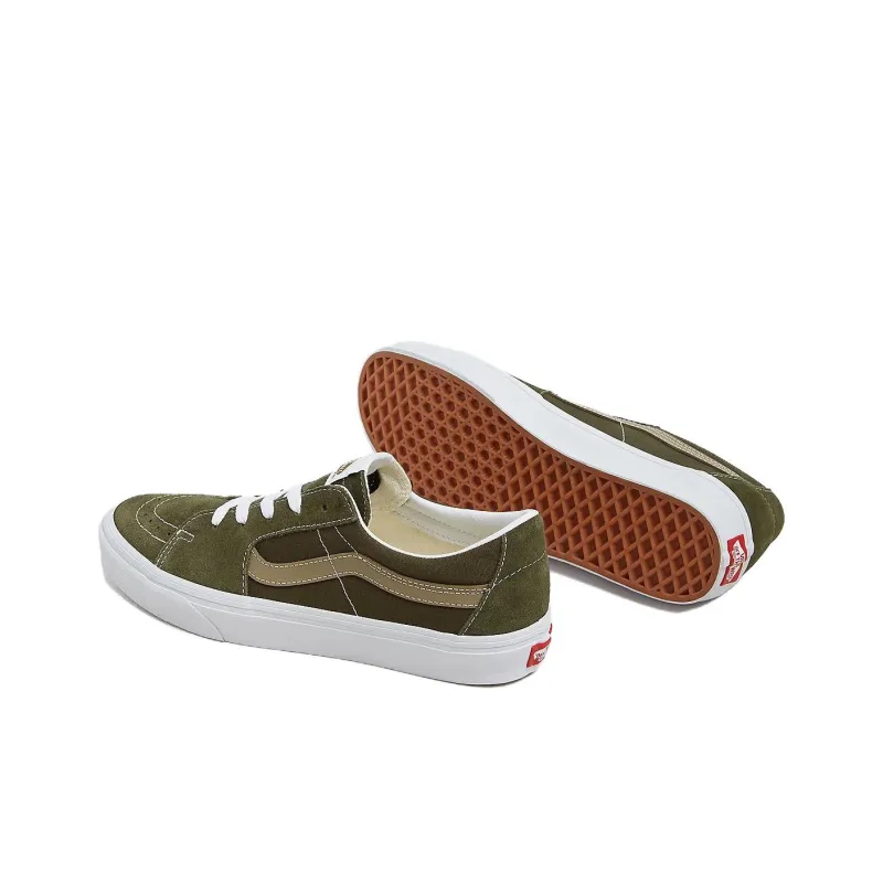 Vans SK8 Anti Slip Wear Resistant Low Top Skateboard Shoes Unisex Green-3