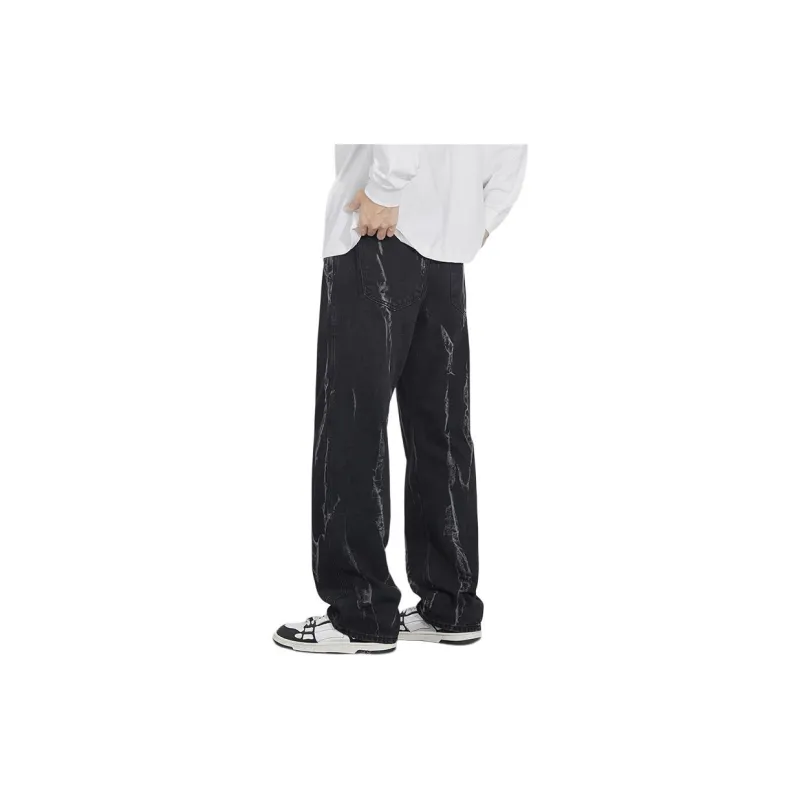 IJRJ Jeans Unisex Black-5