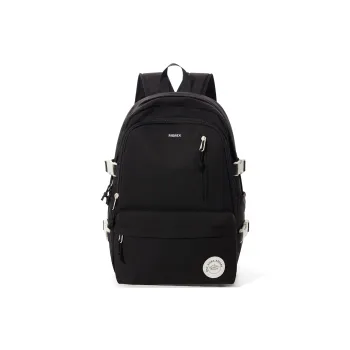 RIOREX Fabric Laptop Backpack Regular Unisex Black/Gray White