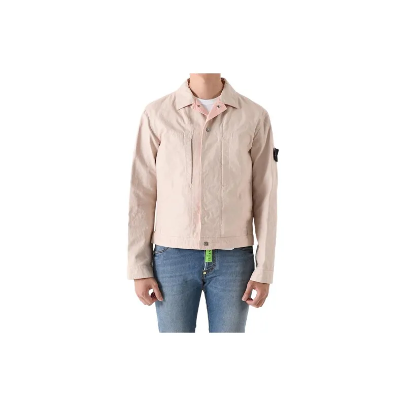 STONE ISLAND Jackets Men Light Pink-3