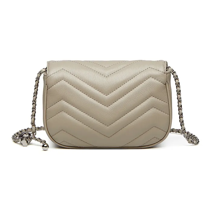 ZOOLER Top Grain Cow Leather Crossbody Bag Shoulder Bag Regular Women's Gray White/Coffee/Classic Black-3