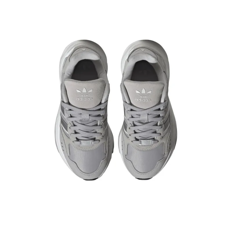 Adidas Originals Retropy F90 Anti Slip Wear Resistant Low Top Kids Lifestyle Shoes Gray Teenagers-2