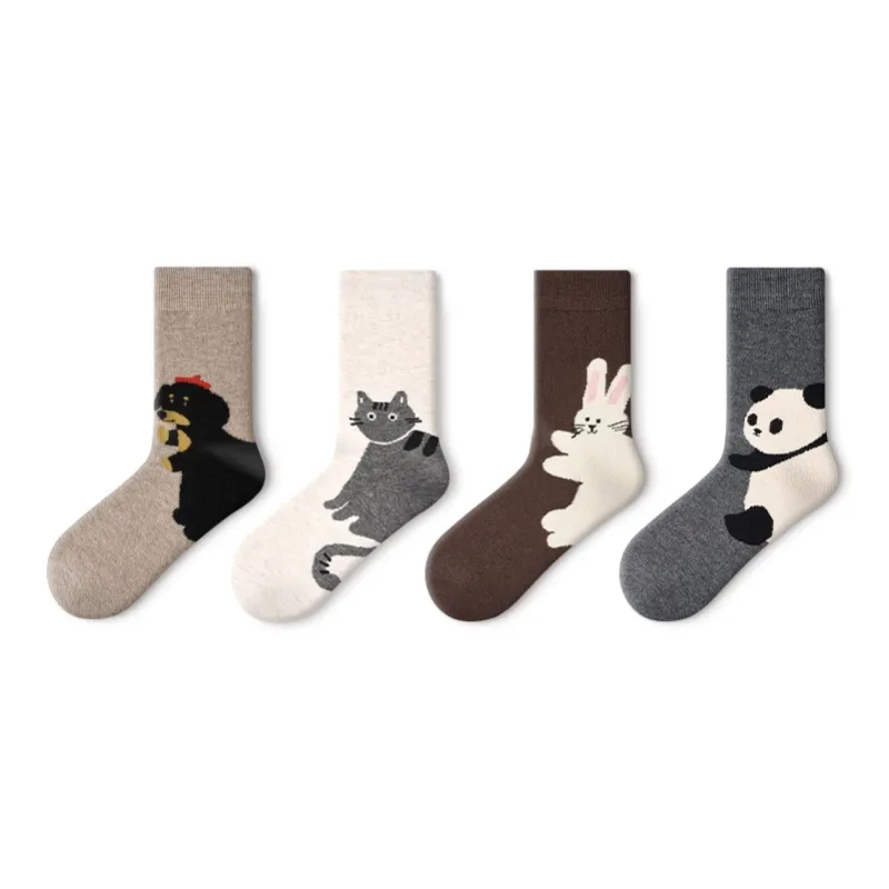 Primeet Mid Calf Socks Women's 4 Pack-0