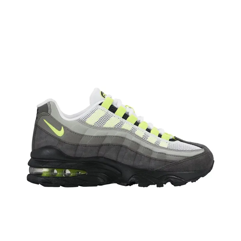 Nike Air Max 95 Cushioning Wear-Resistant Low-Top Kids' Running Shoes Black Teenagers-1