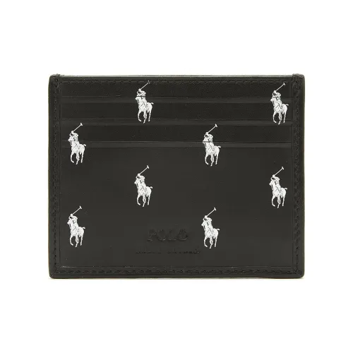 Polo Ralph Lauren Leather Card Holder Men's Black