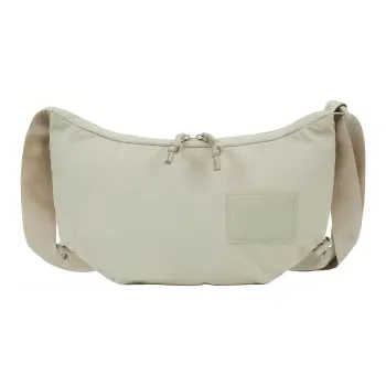 THE NORTH FACE Nylon Shoulder Bag, Crossbody Bag Regular Women's Gray & Beige